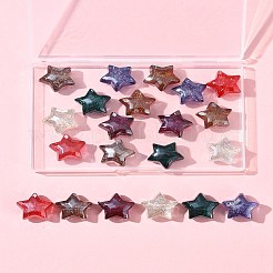 21Pcs 7 Colors Transparent Acrylic Beads&nbsp;OACR-FS0001-95