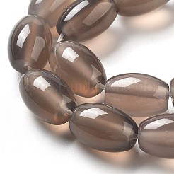 Natural Grey Agate Beads Strands&nbsp;G-B106-B04-01