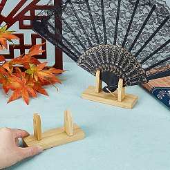 Wood Folding Fan Display Stands&nbsp;DIY-WH0899-323