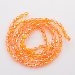 カラフル  8x6mm  穴：1.5mm  約65~66個/連  19.29~19.69インチ（49~50cm）&nbsp;GC889Y