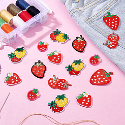 36Pcs 6 Styles Computerized Embroidery Cloth Self Adhesive Patches&nbsp;PATC-PH0001-23