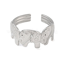 Elephant 304 Stainless Steel Finger Rings Components&nbsp;SA-CBA45D5-18P