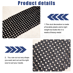 Plastic Spike Cone Studs Rivets Flatback Punk Rock Bead Trim&nbsp;SRIB-FG0001-10