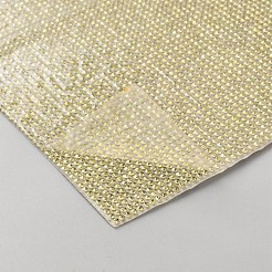 ラインストーンステッカー  長方形  トパーズ  240x200x1.7mm&nbsp;DIY-WH20048-003B