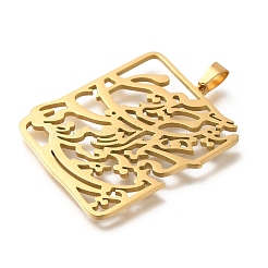 304 Stainless Steel Pendants&nbsp;STAS-S144-06A