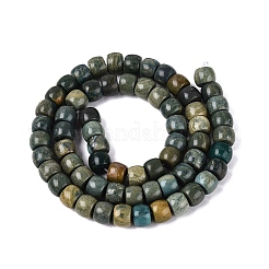 天然寿山翡翠ビーズ連売り  バレル  8~8.5x5.5~6mm  穴：0.8~1mm  約61~66個/連  14.76~15.16インチ（37.5~38.5cm）&nbsp;G-Q616-02A-08