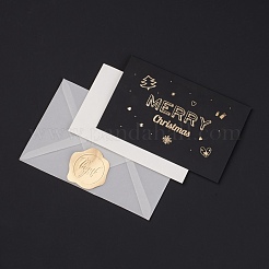 Paper Thank You Greeting Cards with Envelopes and Paperboard&nbsp;DIY-F069-01