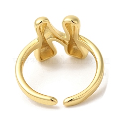 Brass Open Cuff Rings&nbsp;RJEW-U008-06N-G