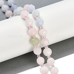 Natural Morganite Beads Strands&nbsp;G-G182-B33-03