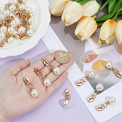 30Pcs Zinc Alloy with Round Resin Replacement Zipper Sliders&nbsp;FIND-CY0002-22G