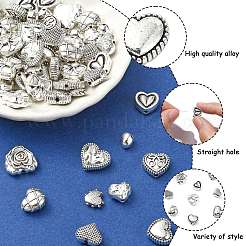 60Pcs 12 Styles Tibetan Style Alloy Beads&nbsp;FIND-CJ0002-28B