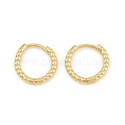 真鍮huggieフープピアス  鉛フリー＆カドミウムフリー  ラックめっき  長持ちメッキ  18KGP本金メッキ  16x2mm&nbsp;KK-CBA8324-18C-G