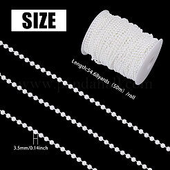 Acrylic Pearl Ball Chains&nbsp;AJEW-WH0766-47B