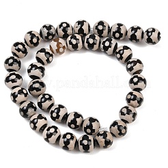 Tibetan Style dZi Beads Strands&nbsp;G-G328-A06-10mm