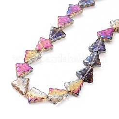 Transparent Electroplate Glass Bead Strands&nbsp;EGLA-C002-HP04