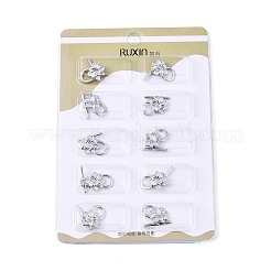 10Pcs Brass Toggle Clasps&nbsp;KK-T073-41P