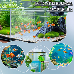 10Pcs Rectangle Plastic Mesh Canvas Sheets&nbsp;DIY-BC0016-48