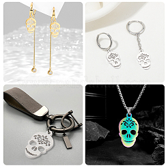 18Pcs 3 Style Ion Plating(IP) 201 Stainless Steel Pendants&nbsp;STAS-DC0004-71
