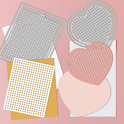4Pcs 4 Styles Cross Stitch Theme Carbon Steel Cutting Dies Stencils&nbsp;DIY-WH0309-676