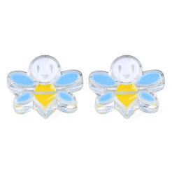 Transparent Acrylic Enamel Beads&nbsp;LS-TACR-N012-007A