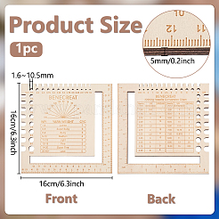 Wood Rulers&nbsp;TOOL-WH0155-148B