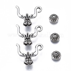 Tibetan Style Alloy Bead Frame&nbsp;PALLOY-Q441-079-RS
