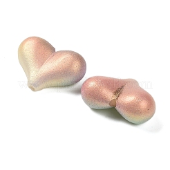 UV Plating & Spray Painted Opaque Acrylic Beads&nbsp;OACR-G047-03