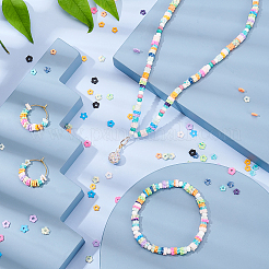 Handmade Polymer Clay Bead Strands&nbsp;CLAY-PH0001-19