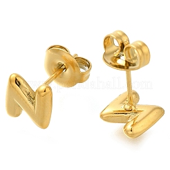 304 Stainless Steel Stud Earrings&nbsp;EJEW-I316-01G-N