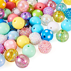 82Pcs 32 Style Mixed Style Acrylic Beads&nbsp;MACR-TA0001-23