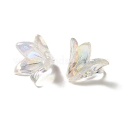 Transparent Acrylic Bead Caps&nbsp;OACR-H016-05