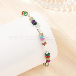 Natural & Synthetic Mixed Stone Beaded Bracelets&nbsp;BJEW-JB14429