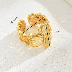 Brass Cuff Open Rings for Women&nbsp;HC6262-1