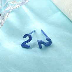 Hypoallergenic Bioceramics Zirconia Ceramic Stud Earrings&nbsp;EJEW-C065-03C