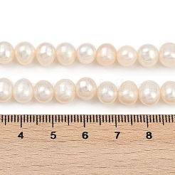 Natural Cultured Freshwater Pearl Beads Strands&nbsp;PEAR-I007-07X-13A