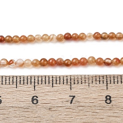 Natural Agate Beads Strands&nbsp;G-Z116-A06-2mm