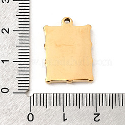 304 Stainless Steel Enamel Pendants&nbsp;STAS-P431-09G