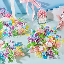 2Pcs Polyester Lace Trim Ribbons&nbsp;OCOR-TADJ0001-01