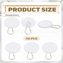 50Pcs Plastic Wall Hooks&nbsp;FIND-LP0003-21
