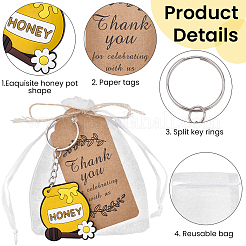 20Pcs PVC Pendant Keychains&nbsp;KEYC-BM0001-11C