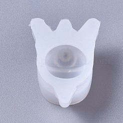 シリコンモールド  レジン型  UVレジン用  エポキシ樹脂ジュエリー作り  悪魔の目  ホワイト  42x32x25mm&nbsp;DIY-F041-01E