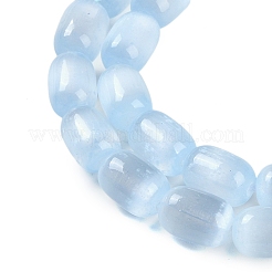 Natural Selenite Beads Strands&nbsp;G-F750-12