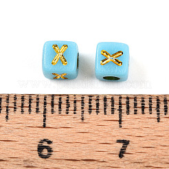 Plating Acrylic Beads&nbsp;OACR-N140-01F-X