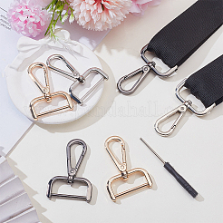 6Pcs 3 Colors Zinc Alloy Swivel Clasps&nbsp;FIND-SP0005-66B