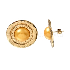 Brass Stud Earrings for Women&nbsp;KK-CBA9D38-02G