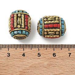Handmade Tibetan Style Beads&nbsp;KK-Z157-08AG-01