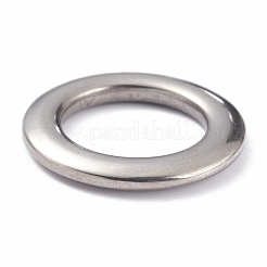 変色しない201ステンレススチール製リンクリング  丸いリング  25.5x3mm  内径：16mm&nbsp;STAS-G238-05