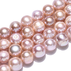 Natural Cultured Freshwater Pearl Beads Strands&nbsp;PEAR-N013-09B