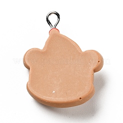 Christmas Opaque Resin Pendants&nbsp;RESI-G043-B08