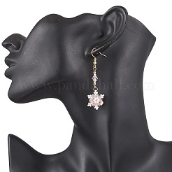 Glass Seed Beads Dnagle Earrings&nbsp;EJEW-MZ00501